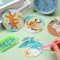 8 Pieces Ocean Diamond Art Painting Coaster Kit, DIY Crafts Kit with Holder, Non Slip Coaster Art Supplies for Adults, Ideal Christmas Gift